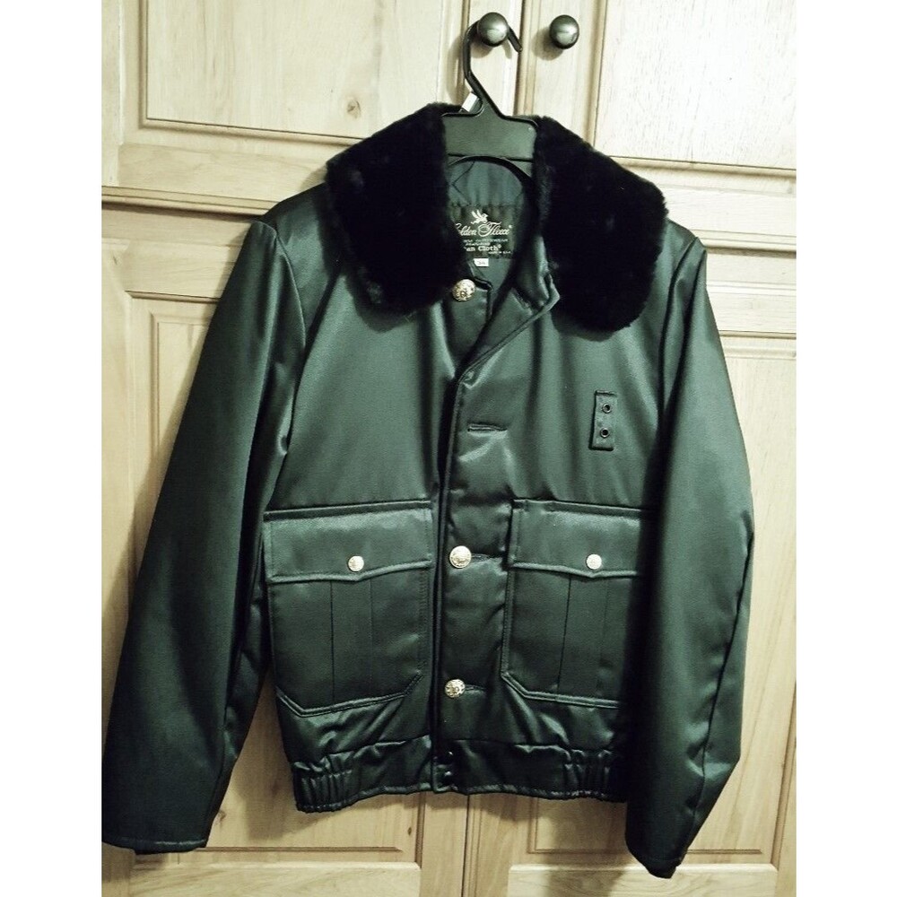 Golden Fleece Security Guard Green Jacket Titan  Women's Size 34 VINTAGE 80s